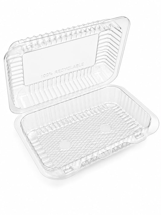 Cutii de patiserie transparente cu capac 240 × 170 mm, H 35 + 35 mm