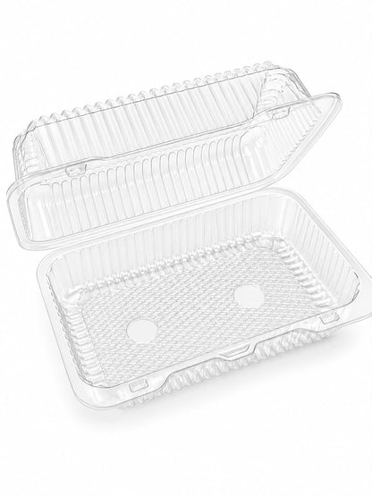 Cutii de patiserie transparente cu capac 207 × 300 mm, H 80 mm