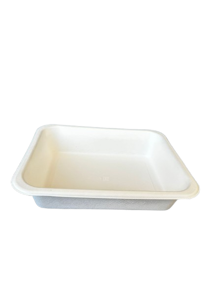 Caserole BIO din trestie de zahar ,1 compartiment , 227*178*50, 50 buc/set