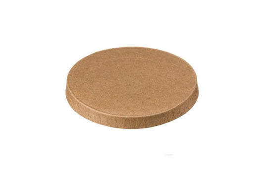 Capace plate din carton pentru sosiere/cupe  60/120ml, 100 buc/set