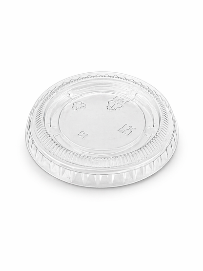 Capace plate pentru sosiere  60/120 ml si  natur 100 ml, 100 buc/set