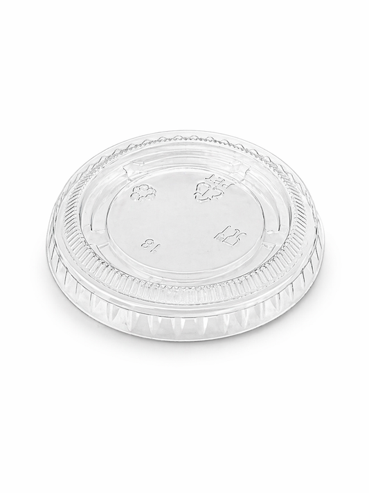 Capace plate pentru sosiere  60/120 ml si  natur 100 ml, 100 buc/set