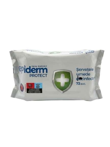 Servetele umede dezinfectate, 72buc/pachet
