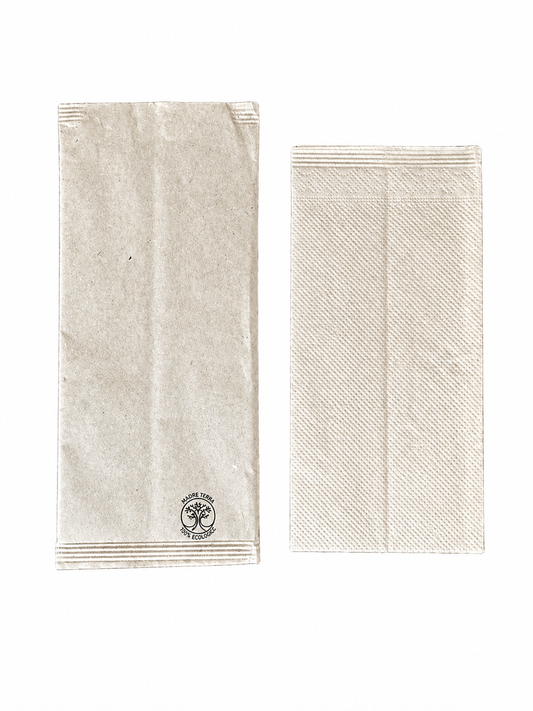 Plic tacamuri cu servetel 38*38, 100BUC/SET