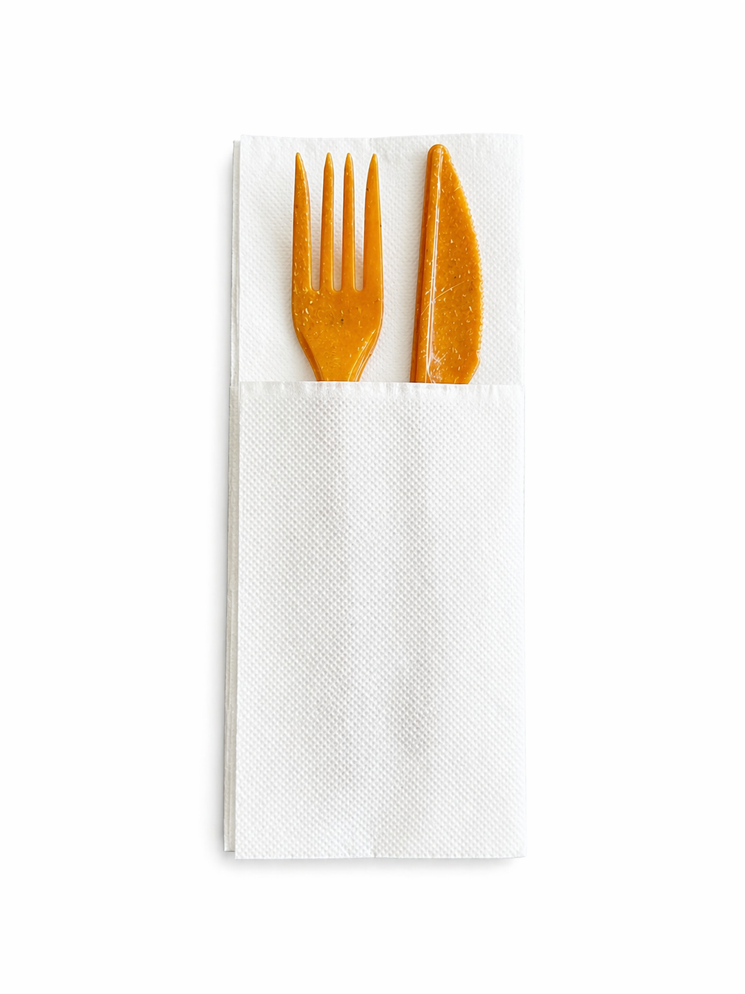 Servetele albe plic tacam, 2 straturi, 33 x 33, 75 buc/pachet